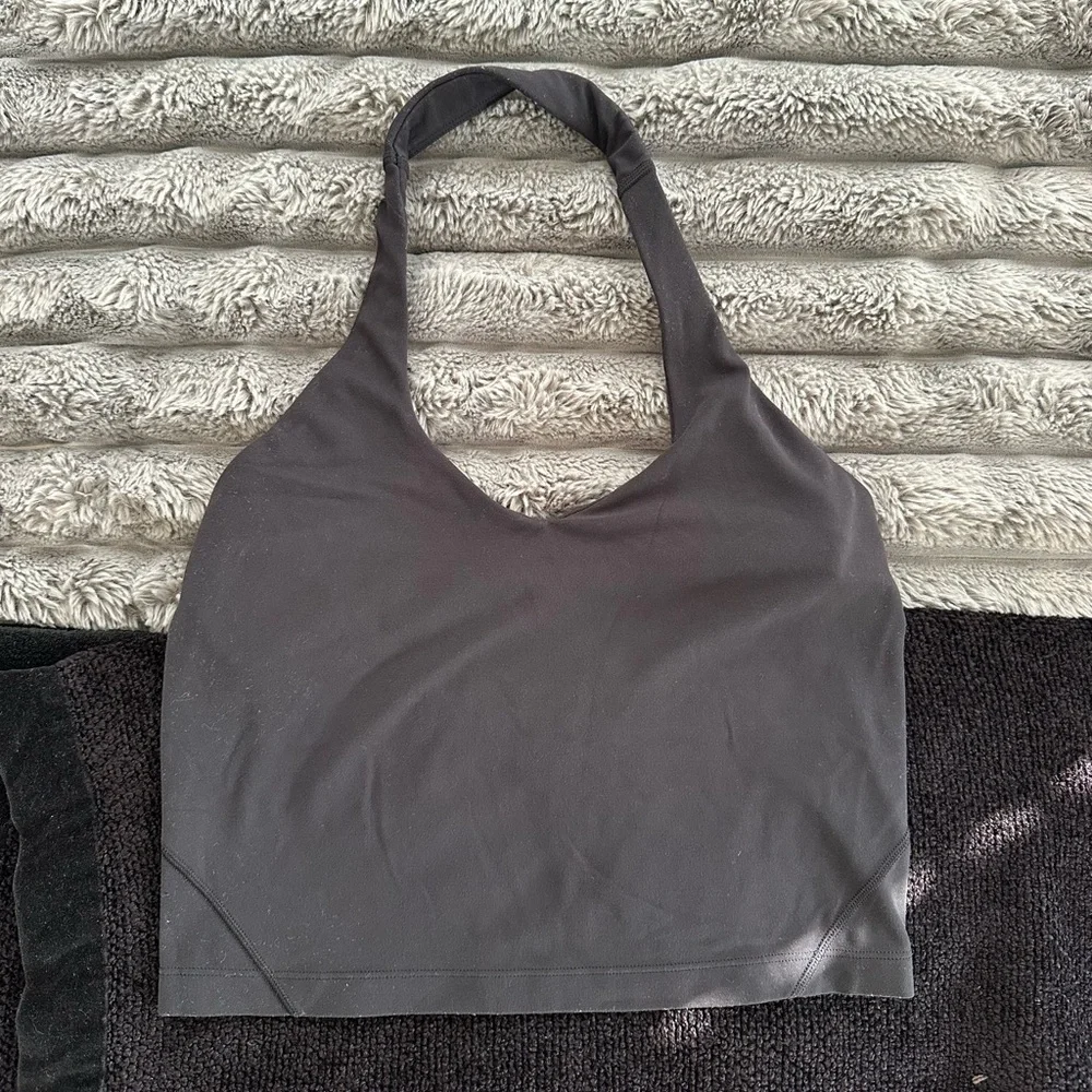 Lululemon Black Halter Top - Picture 1 of 4